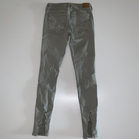 American Eagle Next Level Stretch Destroy Jegging - Picture 7 of 9